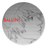 BALLIN! home boy Round Sticker
