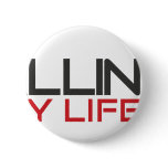 Ballin' is my Life Streetball Button