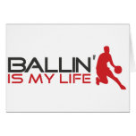Ballin' is my Life Streetball Greeting Cards