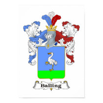 Balling Family Hungarian Coat of Arms Print by NemethArt Balling Family Hungarian Coat of Arms Print