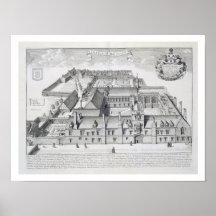 Balliol College, Oxford, from 'Oxonia Illustrata', Print