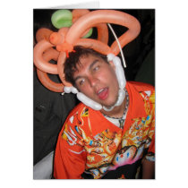 Ballon Hat Party Boy cards by plellski Ballon Hat Party Boy cards