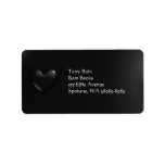 Balloon 3D Heart Address Label