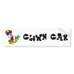 Balloon Animal Clown Bumper Sticker