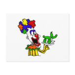 Balloon Animal Clown Post Card