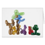 balloon animal group card