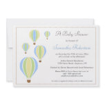 Balloon Baby Shower Invitation