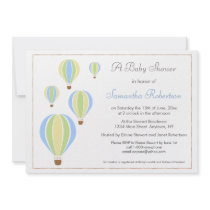 Balloon Baby Shower Invitation