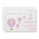 Balloon Birthday Invitation