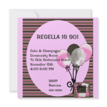 Balloon Birthday Invitation ~ Customize!