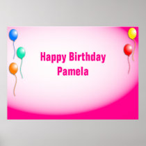 Balloon Border Poster