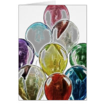 Balloon Bouquet Fractal cards