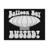 Balloon Boy Busted Postcards