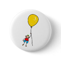 Balloon Boy Pin