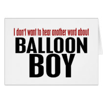 Balloon Boy Greeting Card