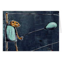 Balloon Boy Greeting Card