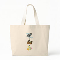 Balloon + Boy Hiding in Box = $$ Stardom $$ Tote Bag