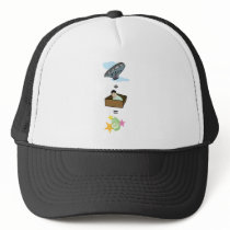 Balloon + Boy Hiding in Box = $$ Stardom $$ Mesh Hat
