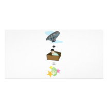Balloon + Boy Hiding in Box = $$ Stardom $$ photo cards