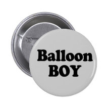 Balloon Boy Instant Costume Pin