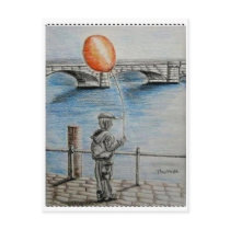 balloon boy postcard