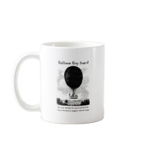 Balloon Boy's Flight mugs by VintagePrints Balloon Boy's Flight mugs