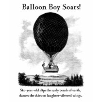 Balloon Boy's Flight t-shirts