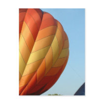Balloon!  Bright orange! Post Card