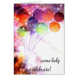 Balloon Celebration card
