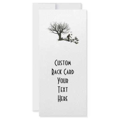 Balloon Clown Old Tree & Black Birds Original Rack Cards by VoXeeD