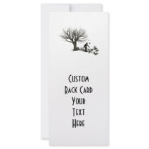 Balloon Clown Old Tree & Black Birds Original Rack Cards