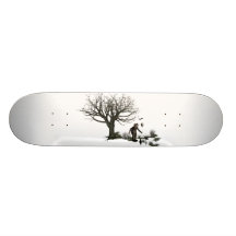 Balloon Clown Old Tree & Black Birds Original Skate Board
