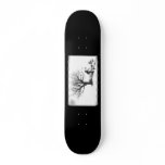 Balloon Clown & Ravens By Creepy Tree - B&W Skate Boards