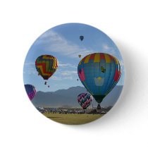 Balloon cluster pinback buttons