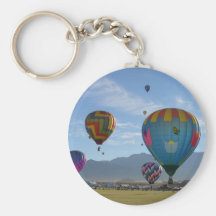 Balloon cluster keychain