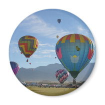 Balloon cluster refrigerator magnets