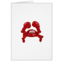 Balloon crab card