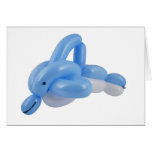 Balloon dolphin card
