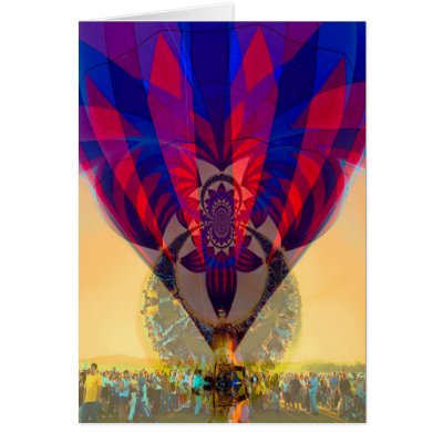 Balloon Fest Variation # 4 Greeting Card by Merritt_B