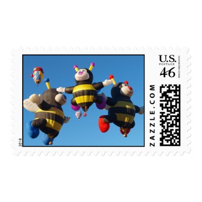Balloon Festival, Albuquerque, NM Postage Stamps by spacedust