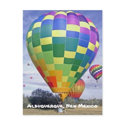 balloon fiesta 1 postcard by gotgrissom
