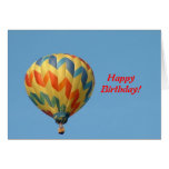 Balloon flying high! greeting cards