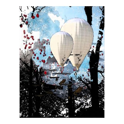 Balloon Forest print