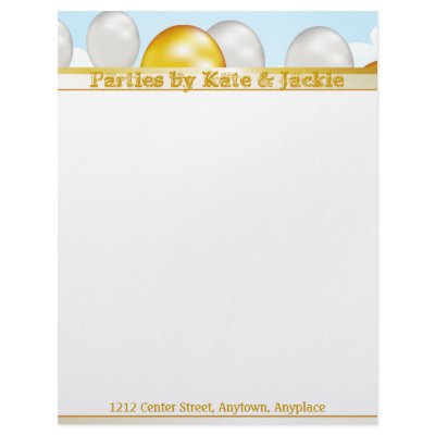 Balloon Frame Letterhead by ideapony