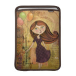 Balloon Girl Digital Collage MacBook Sleeve ipad sleeves