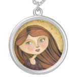Balloon Girl Digital Collage necklace necklaces