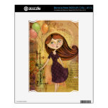 Balloon Girl Digital Collage Nook Skin skins