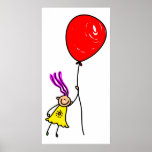 Balloon Girl Print