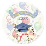 Balloon Graduation 2012 Round Sticker