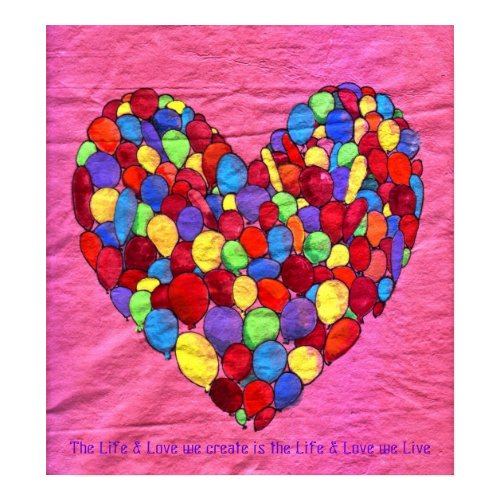 Balloon Heart print